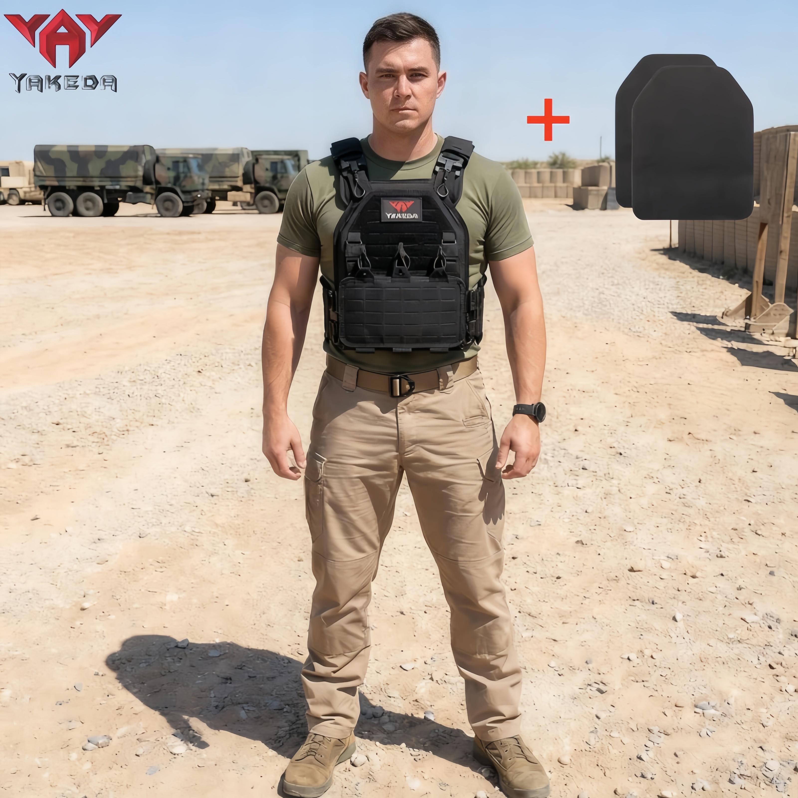 Hunting Outdoor Gear - YAKEDA Tactical Vest 6094 Fast detachable