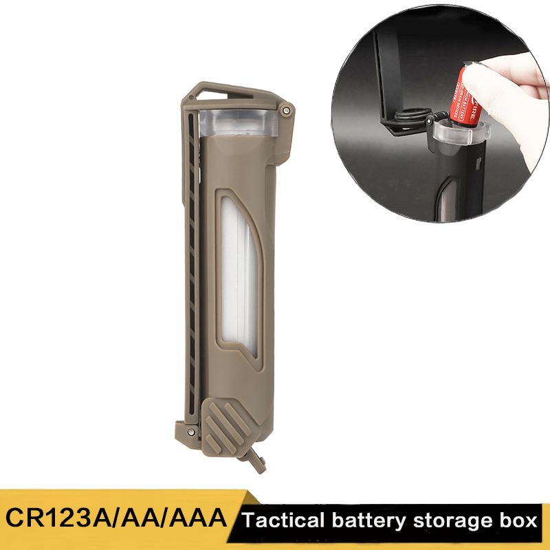 Hunting Outdoor Stores - Tactical Battery Storage Box, Can Store