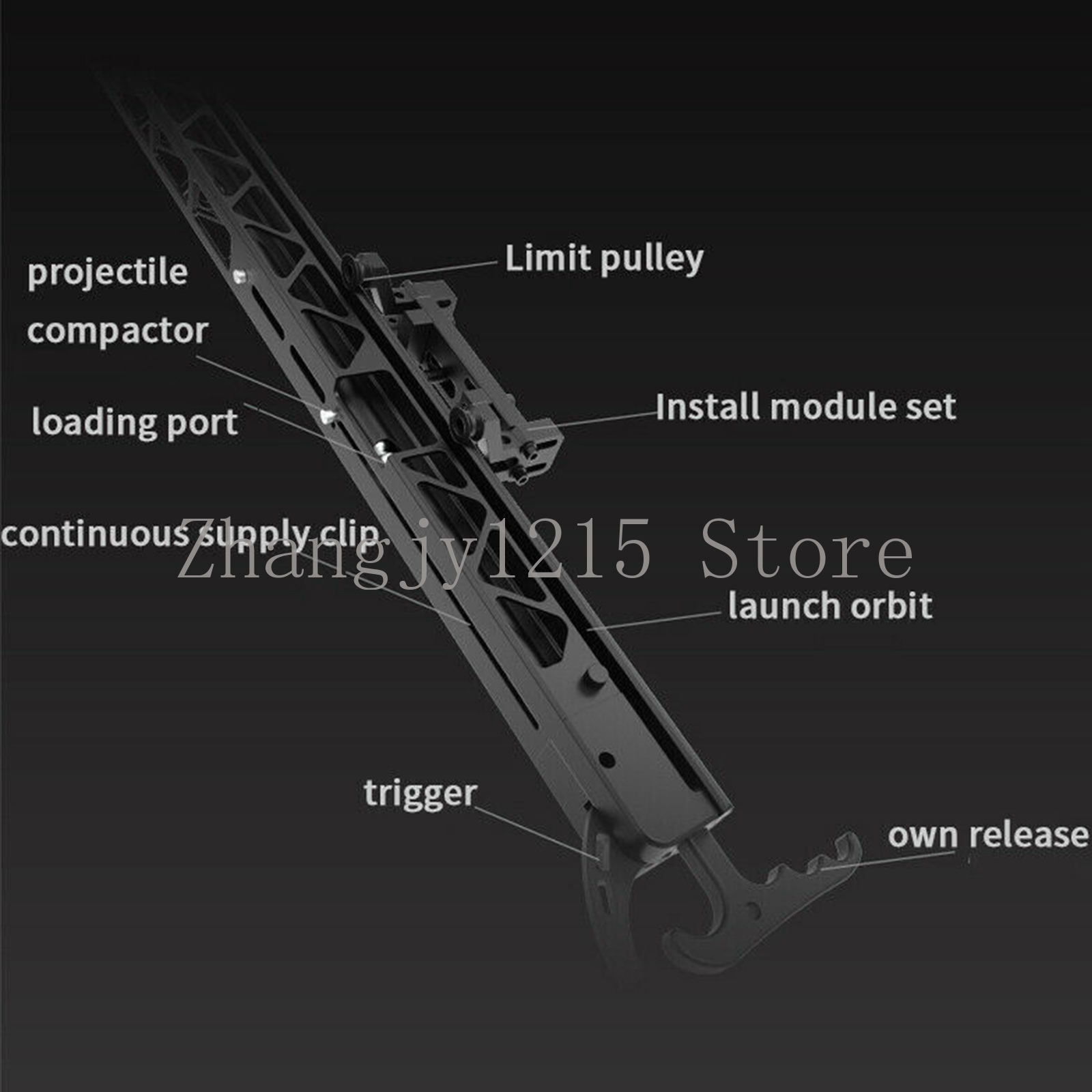 Outdoor Hunting Launcher - Archery Rapid Bow Shooter Steel Ball