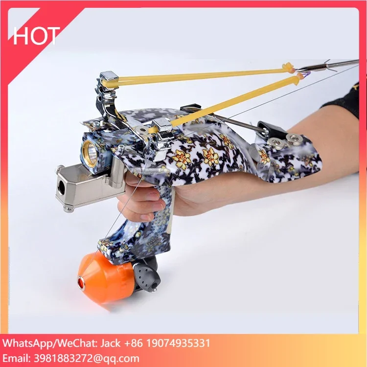 Outdoor Hunting Launcher - Archery Fishing Slingshot Set High Precision