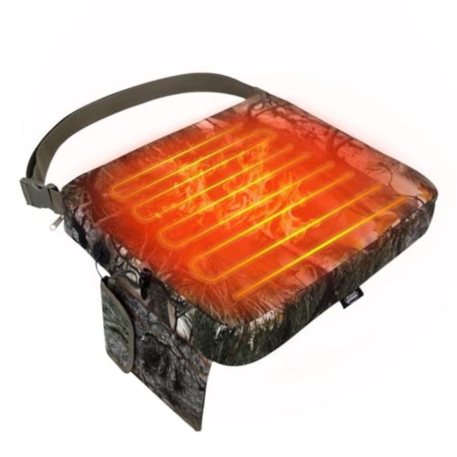Tree Stand Ladder - Heated Hunting Seat Cushion, Waterproof Seat