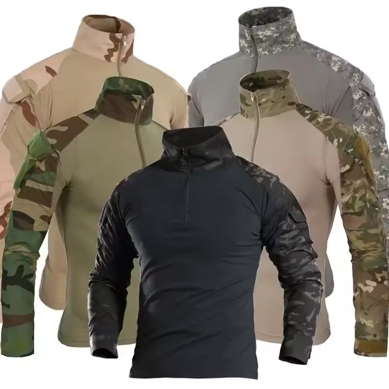 Outdoor Hunting T Shirts - Men's Outdoor Tactical Hiking T-Shirts,Hunting Camouflage