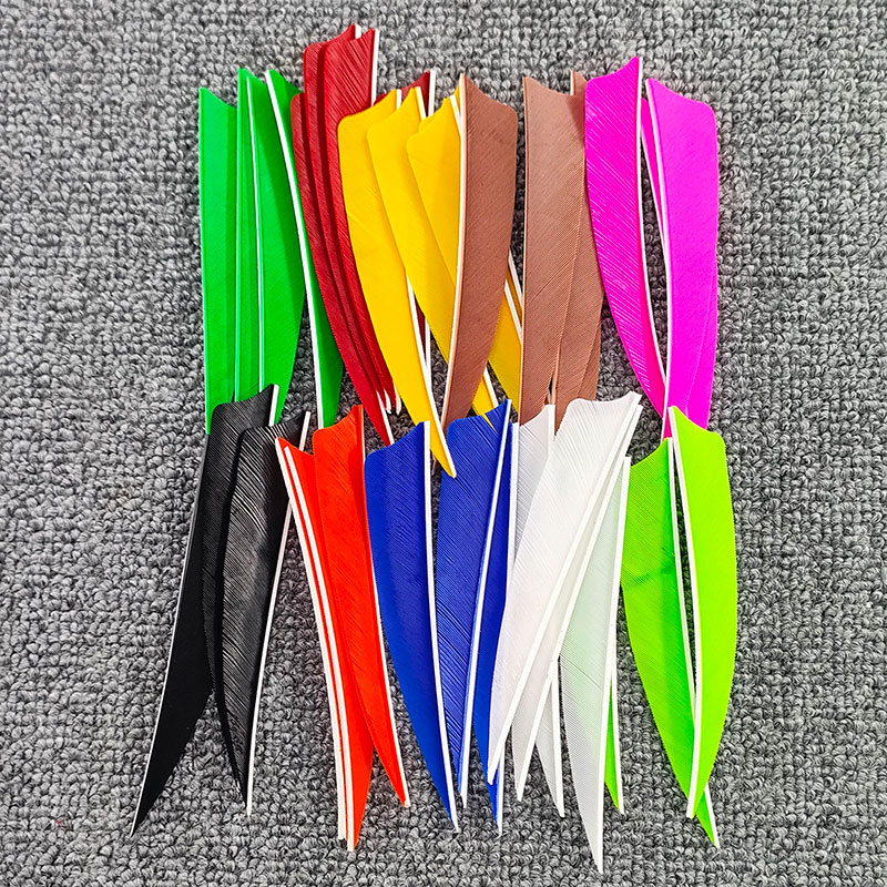 Arrow Carbon Shaft - 50pcs Archery Arrow Feathers 4'' Natural