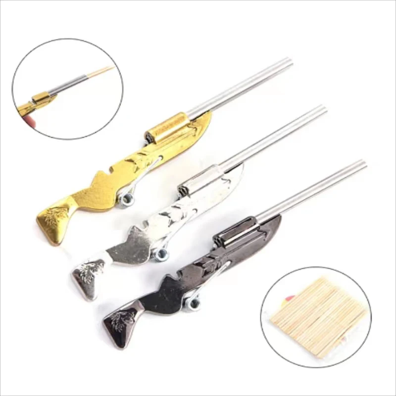 Outdoor Hunting Launcher - Mini Toothpick Launcher Toy Gun Funny