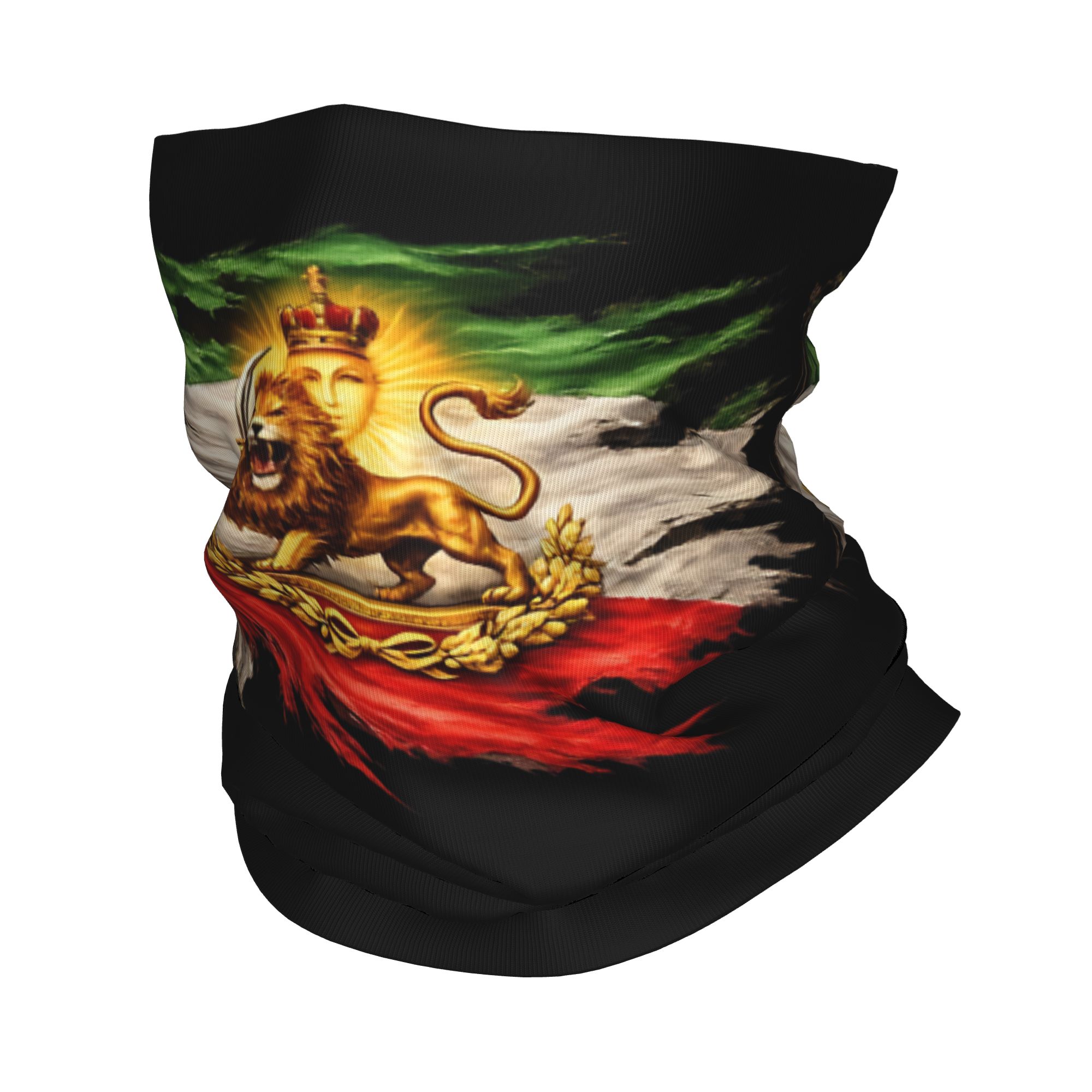 Hunting Fishing Outdoor - Iran Flag with Lion and Sun