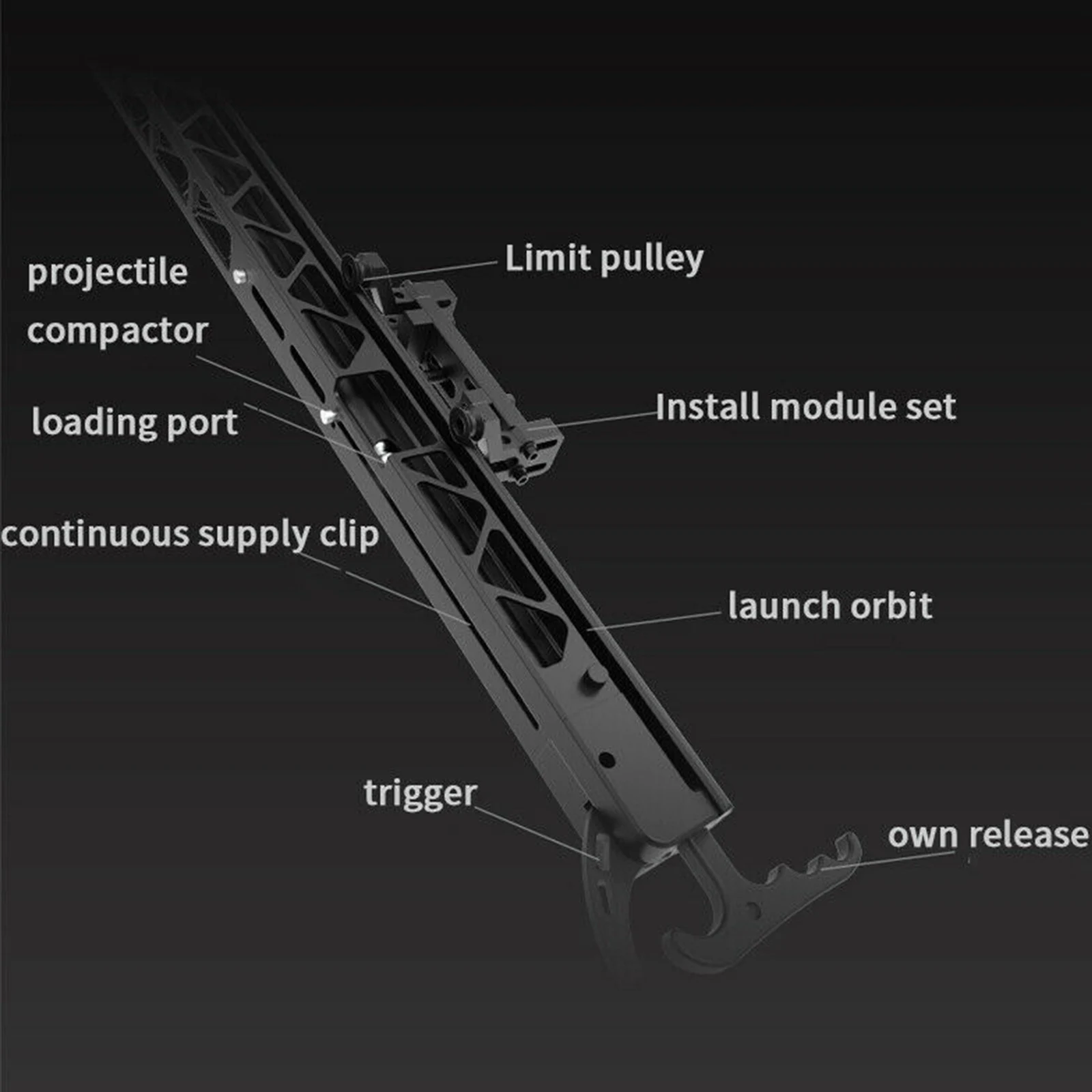 Outdoor Hunting Launcher - Archery Rapid Bow Shooter Steel Ball