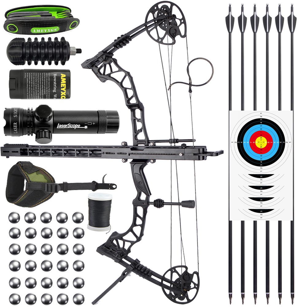 Outdoor Hunting Launcher - Archery Compound Bow Launcher Kit Alloy