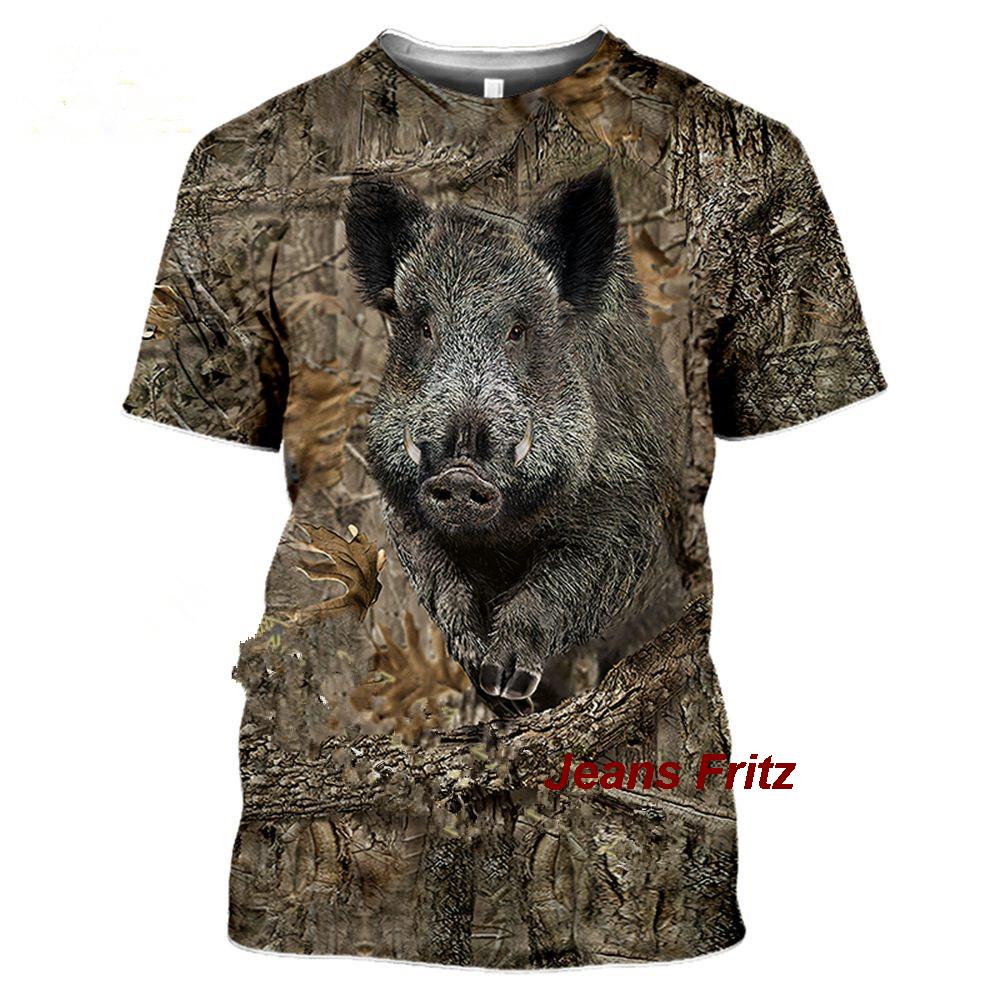 2023 Camouflage hunting animal - Outdoor Hunting T Shirts のレビューと価格
