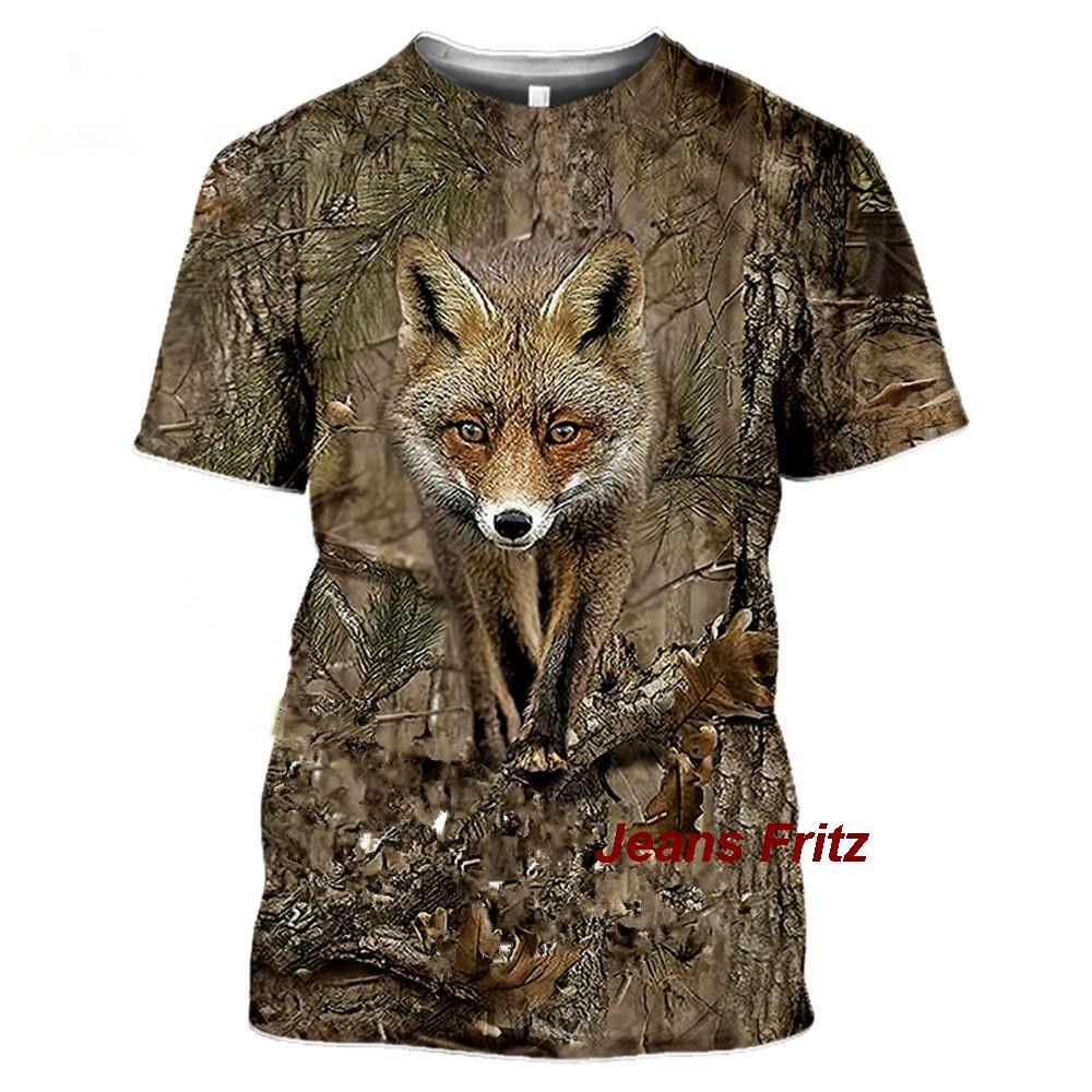 2023 Camouflage hunting animal - Outdoor Hunting T Shirts のレビューと価格