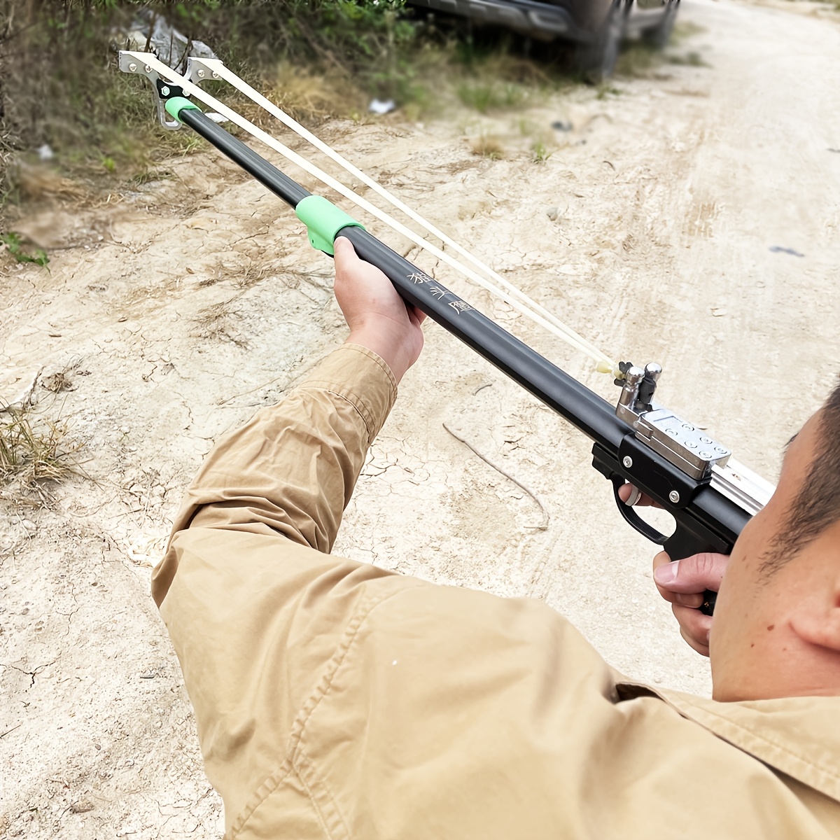 Powerful Trigger Long Rod Slin - Outdoor Hunting Launcher のレビューと価格