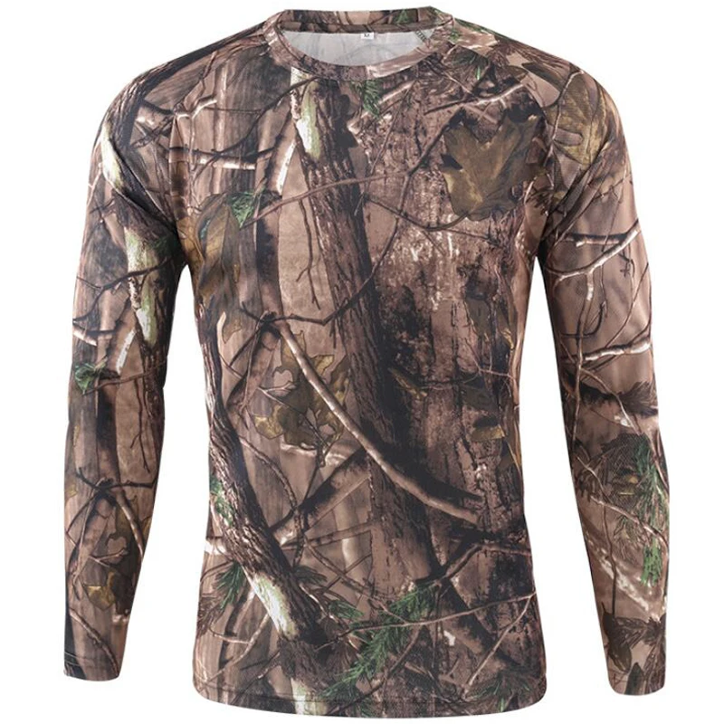 Camouflage Men's T-Shirt Breat - Outdoor Hunting T Shirts のレビューと価格