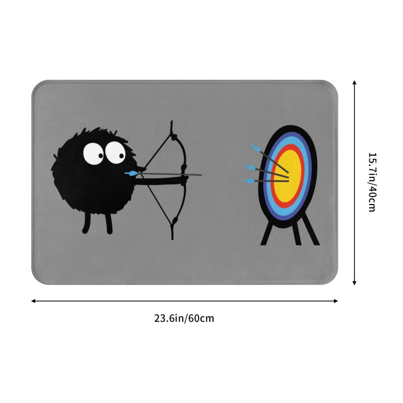 Archery Target Door Floor Bath - Hunting Outdoor Rug のレビューと価格