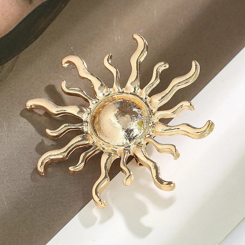 Sunburst Flower Alloy Brooch R - Hunting Outdoor Rug のレビューと価格