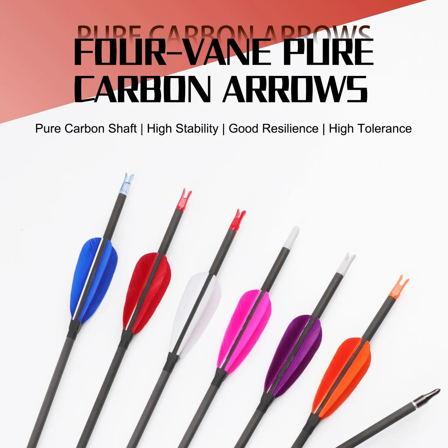 ACCMOS 4-Vanes Pure Carbon Arr - Arrow Carbon Shaft のレビューと価格