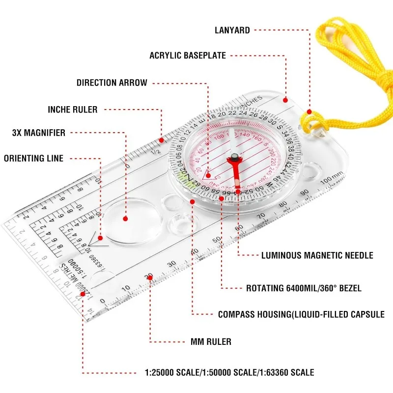 DC40-3A Compass Navigation Map - Outdoor Hunting Maps のレビューと価格