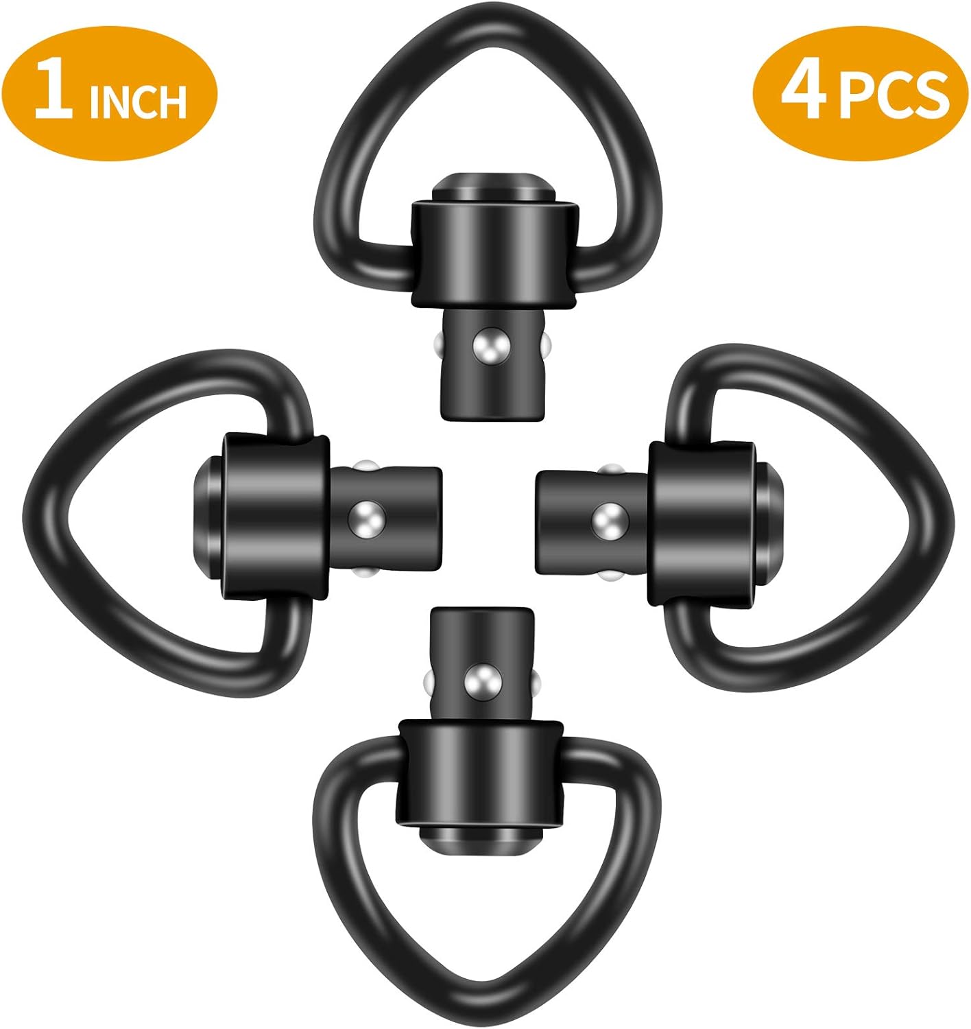 4PCS Tactical Strap Gun Sling  - Rifle Sling Swivel のレビューと価格