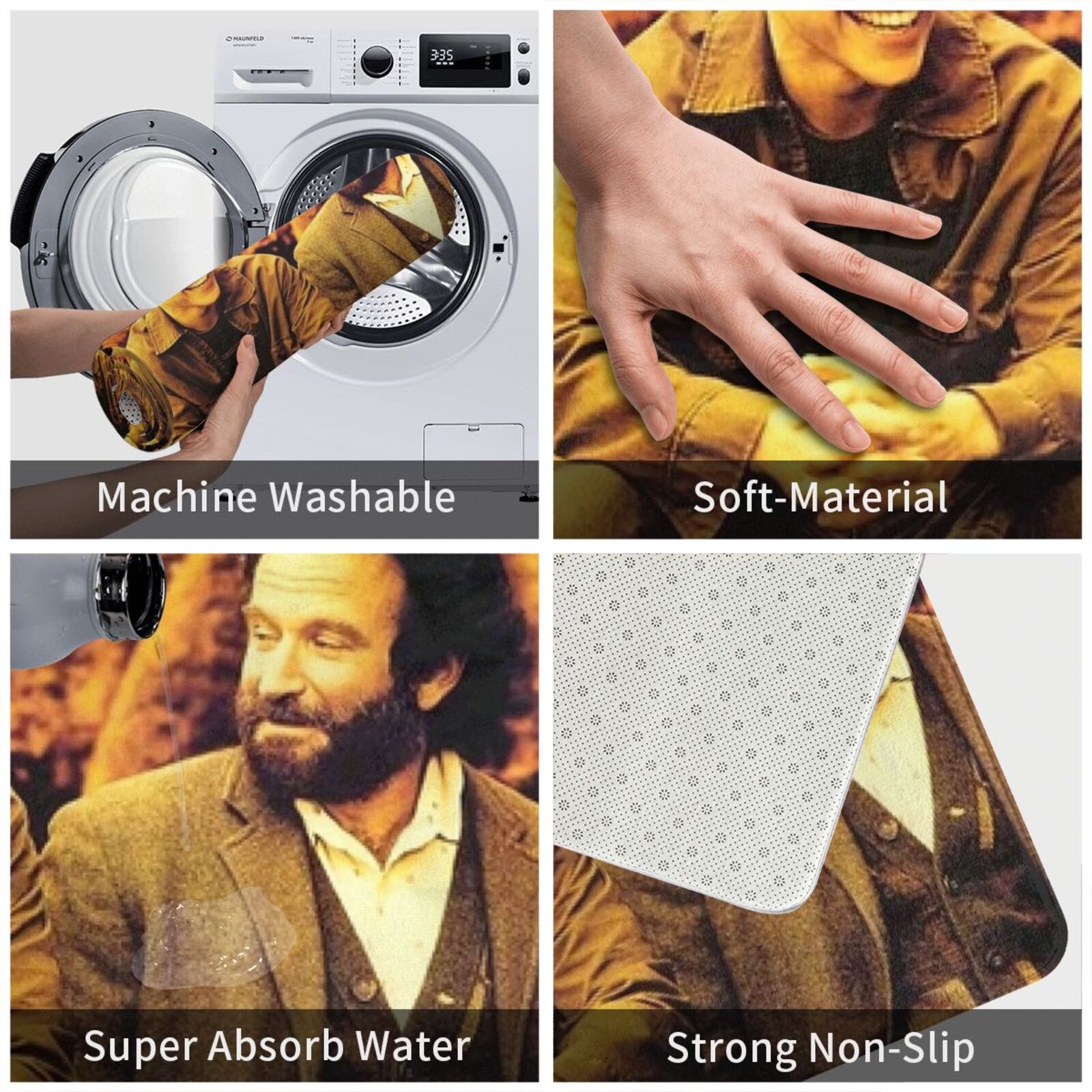 Williams Matt Damon Poster Car - Hunting Outdoor Rug のレビューと価格