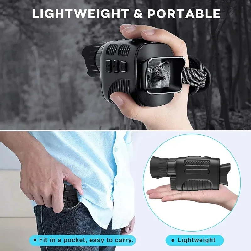1080P HD Monocular Night Visio - Hunting Outdoor Day のレビューと価格