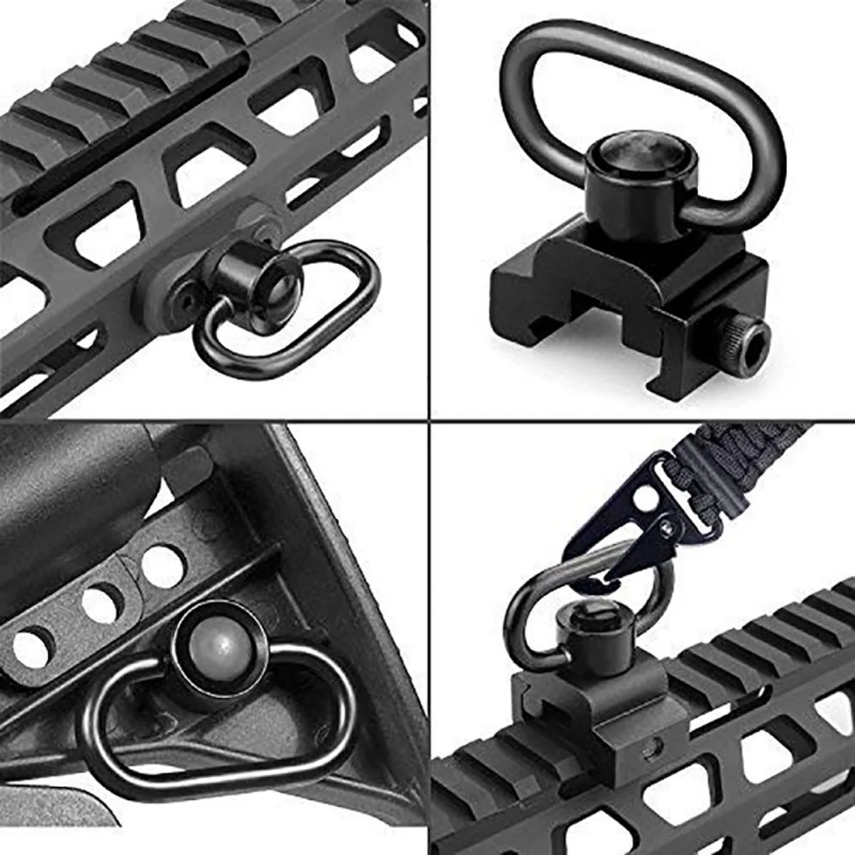 Tactical Strap Gun Sling Swive - Rifle Sling Swivel のレビューと価格