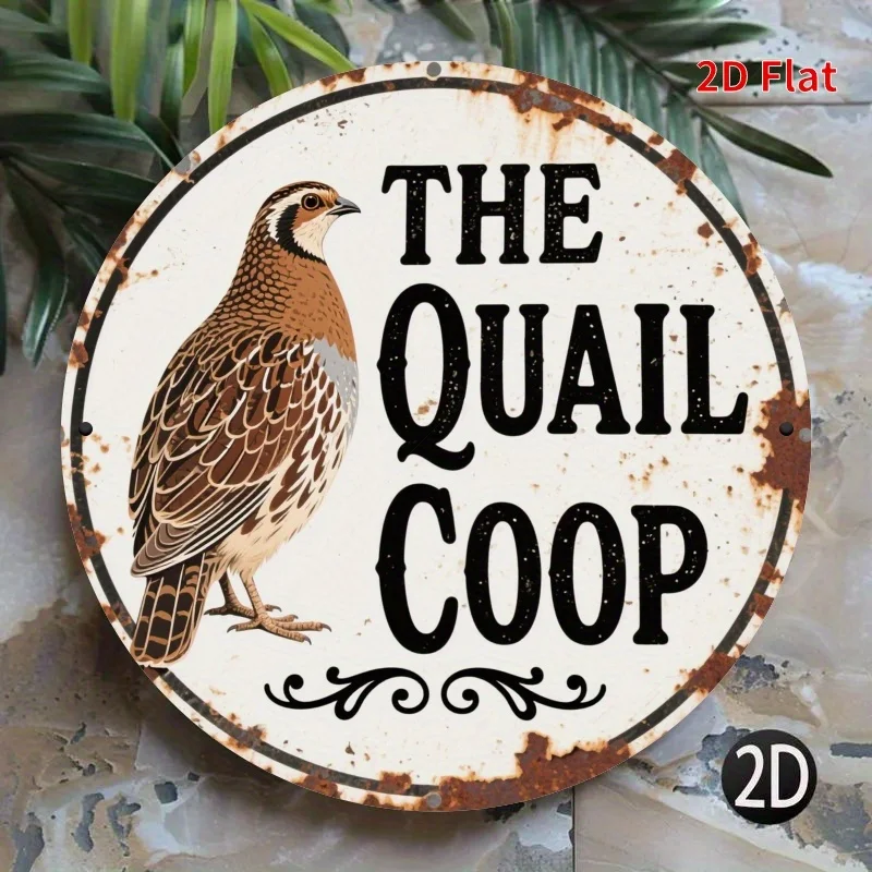 2D Flat Metal Sign The Quail C - Hunting Quail のレビューと価格