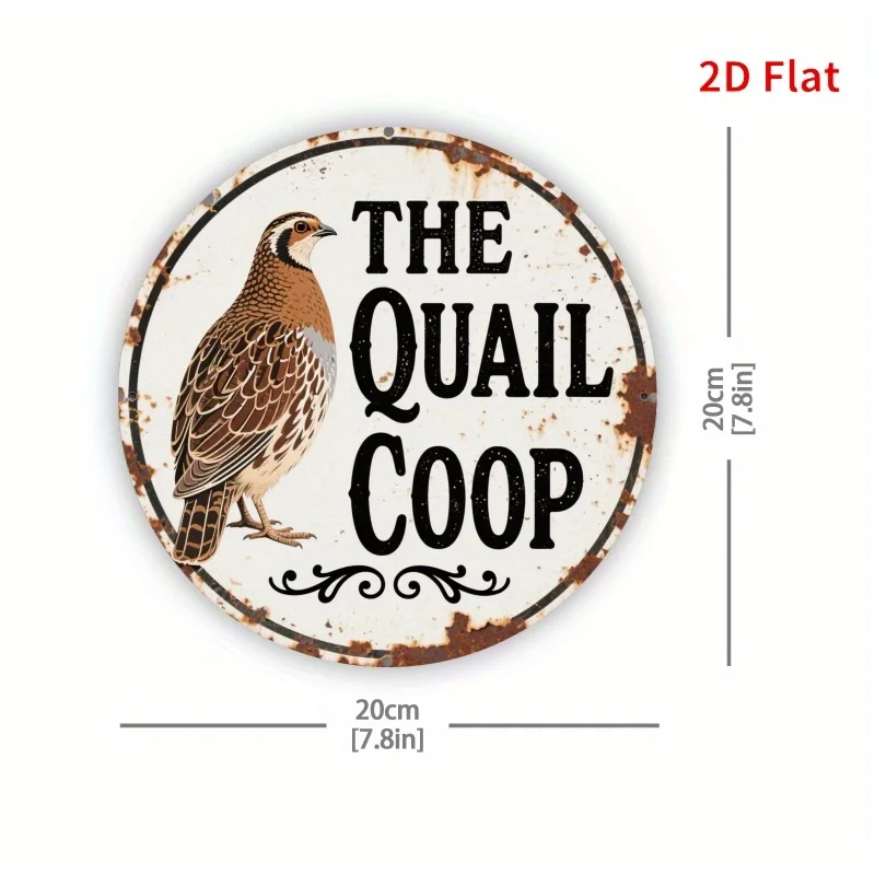 2D Flat Metal Sign The Quail C - Hunting Quail のレビューと価格