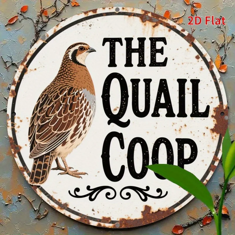 2D Flat Metal Sign The Quail C - Hunting Quail のレビューと価格