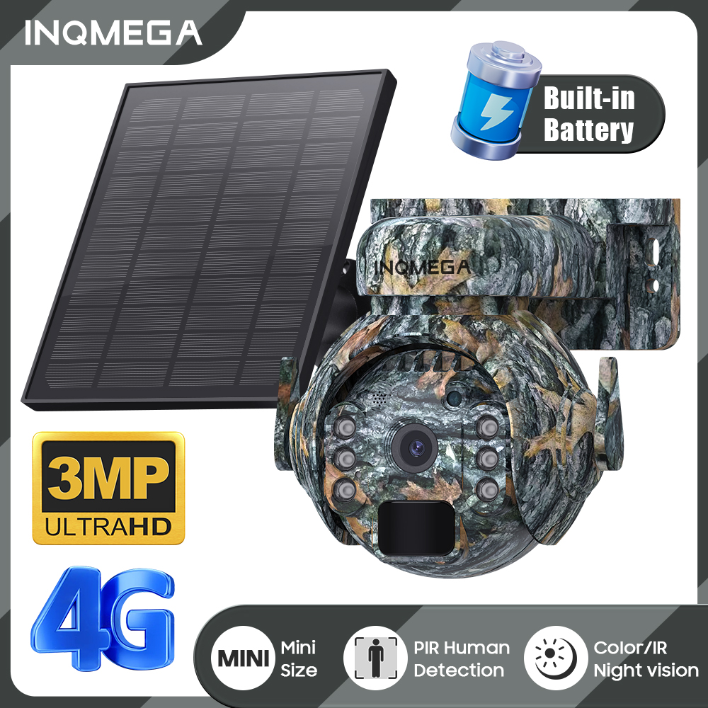 INQMEGA 3MP 4G Solar Powered C - Outdoor Hunting Camera Wifi のレビューと価格