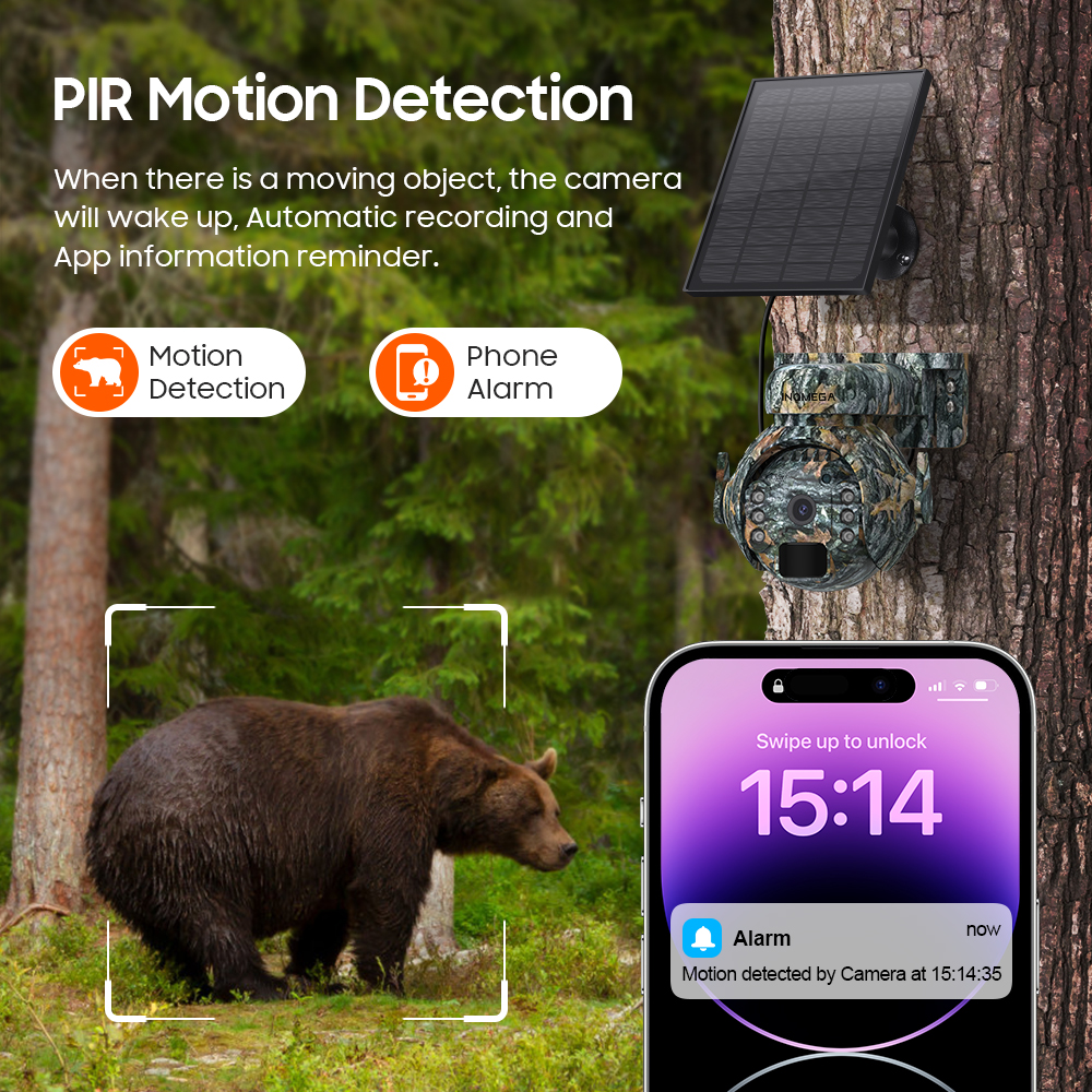 INQMEGA 3MP 4G Solar Powered C - Outdoor Hunting Camera Wifi のレビューと価格