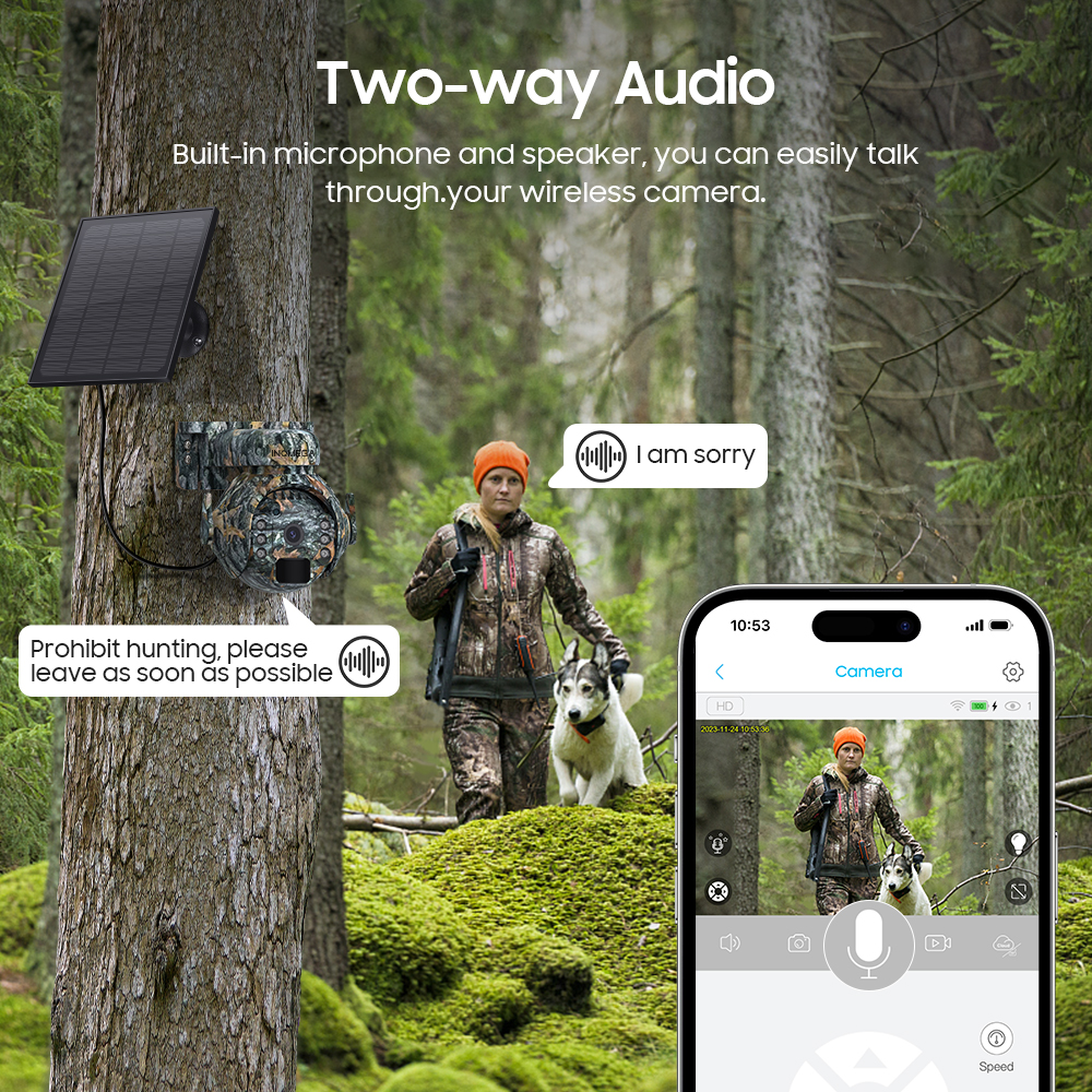 INQMEGA 3MP 4G Solar Powered C - Outdoor Hunting Camera Wifi のレビューと価格