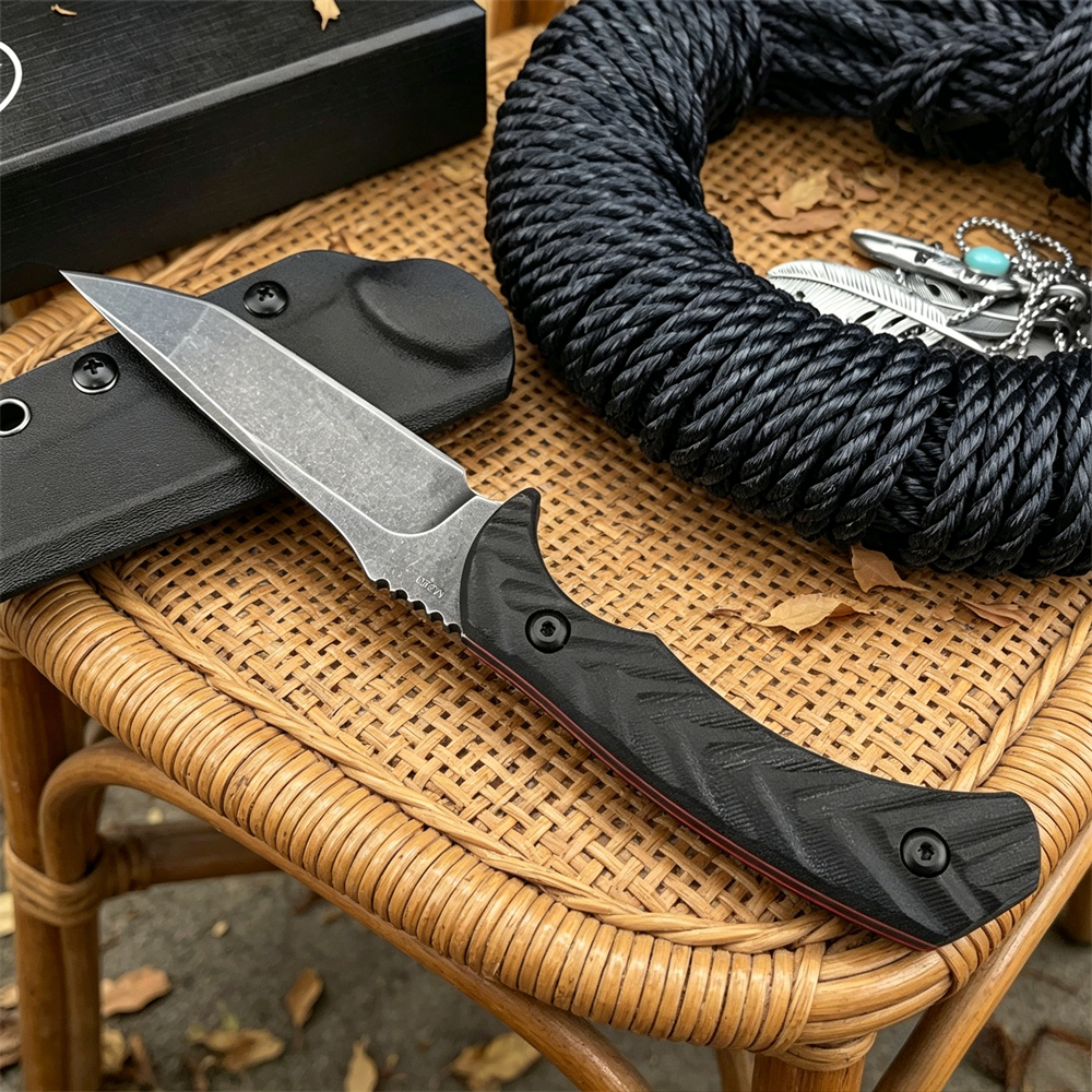 Premium D2 Steel Fixed Blade S - Hunting Outdoor Rug のレビューと価格