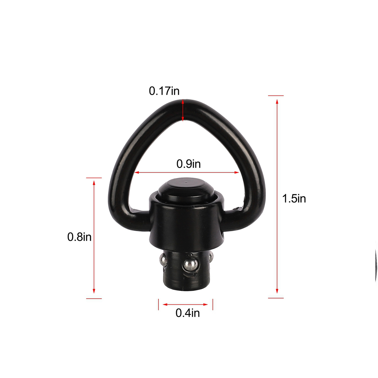 2PCS Rifle Push Button QD Rele - Rifle Sling Swivel のレビューと価格