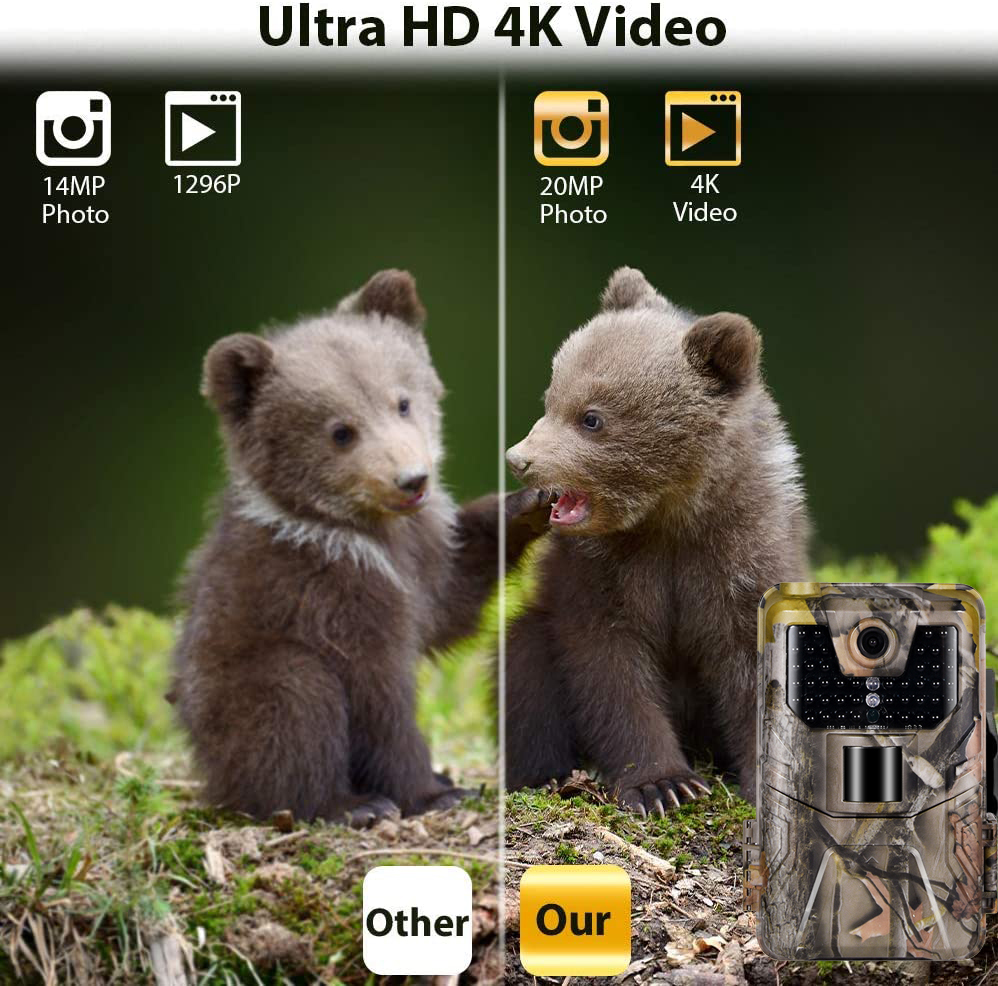 4K 30FPS Wifi Hunting Cameras  - Outdoor Hunting Camera Wifi のレビューと価格