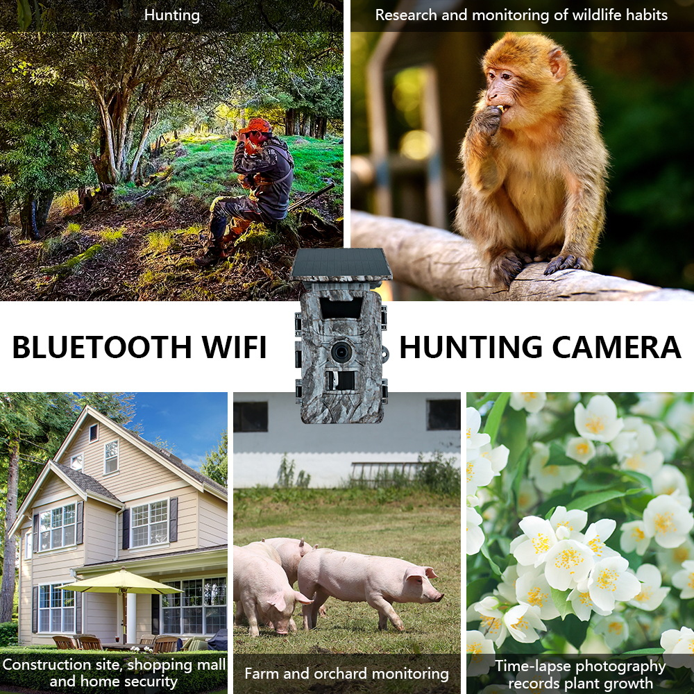 Solar WiFi 4K 60MP Hunting Cam - Outdoor Hunting Camera Wifi のレビューと価格