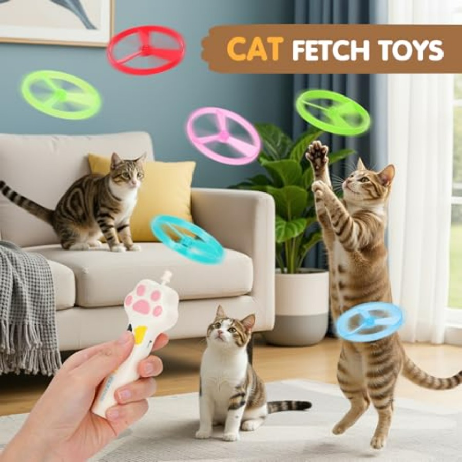 Cat Fetch Toy, Rechargeable Fl - Outdoor Hunting Launcher のレビューと価格