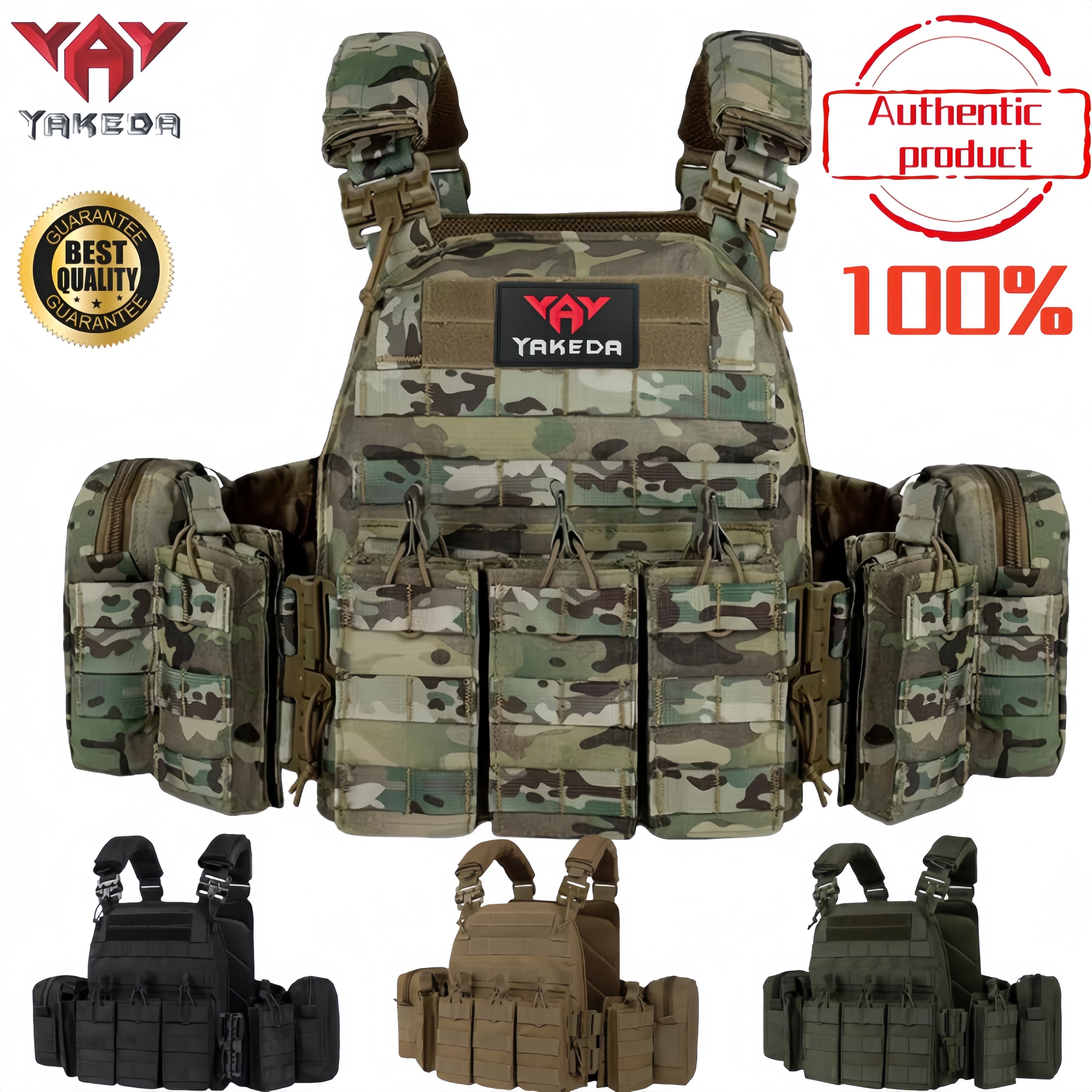 YAKEDA Tactical Vest 6094 Fast - Hunting Outdoor Gear のレビューと価格