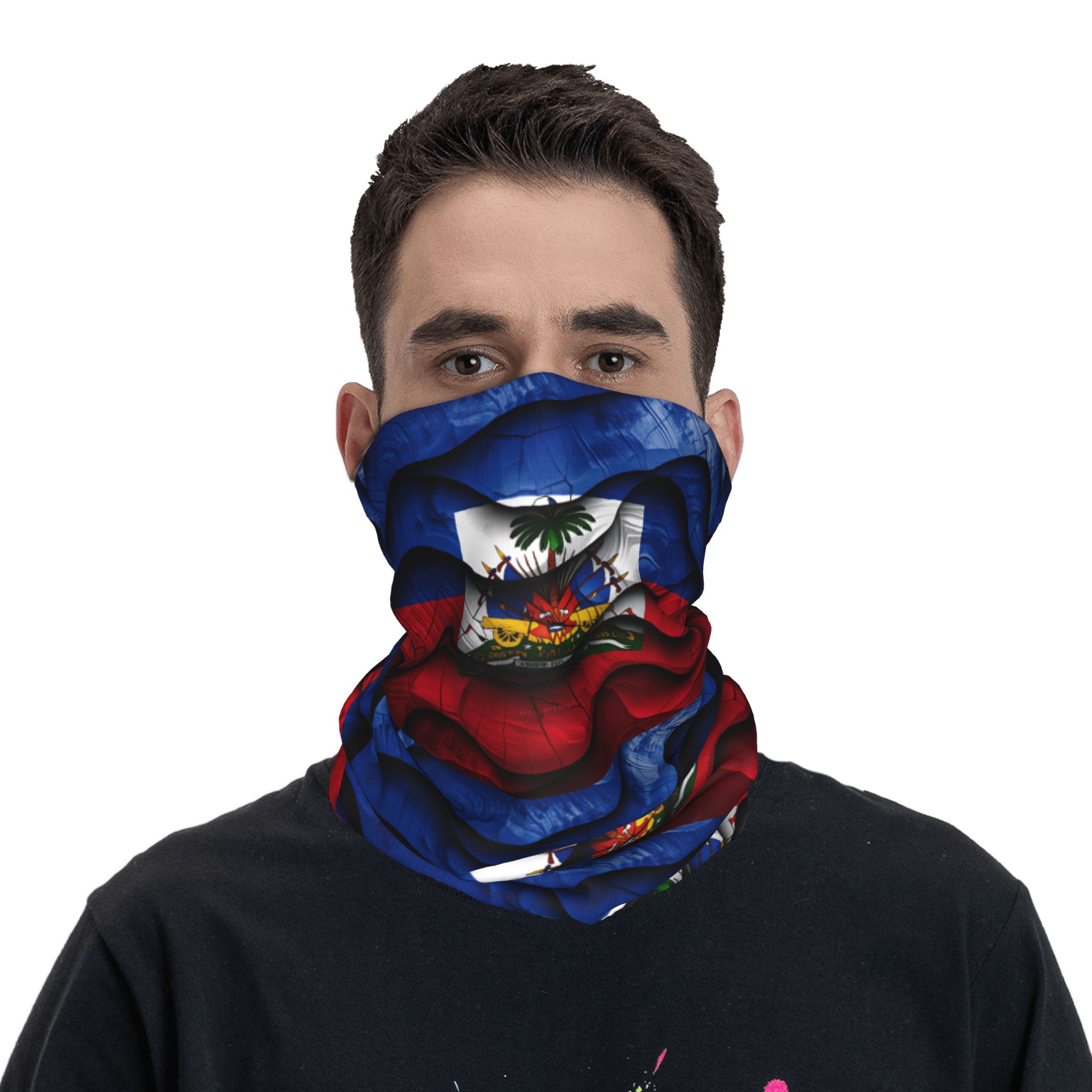 Haiti Flag Balaclava  Hunting  - Hunting Fishing Outdoor のレビューと価格