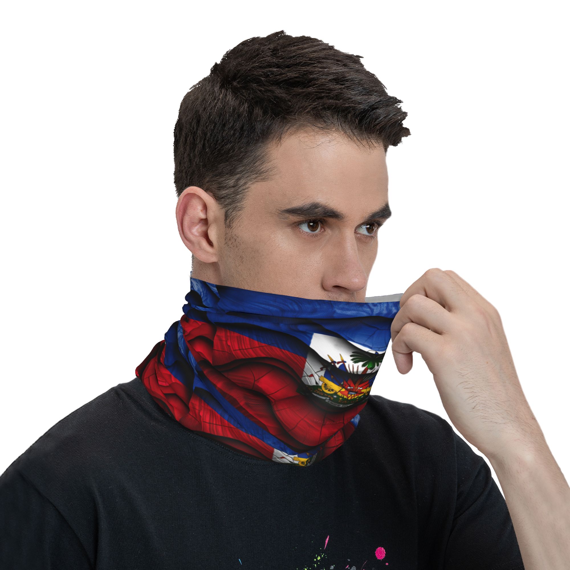 Haiti Flag Balaclava  Hunting  - Hunting Fishing Outdoor のレビューと価格