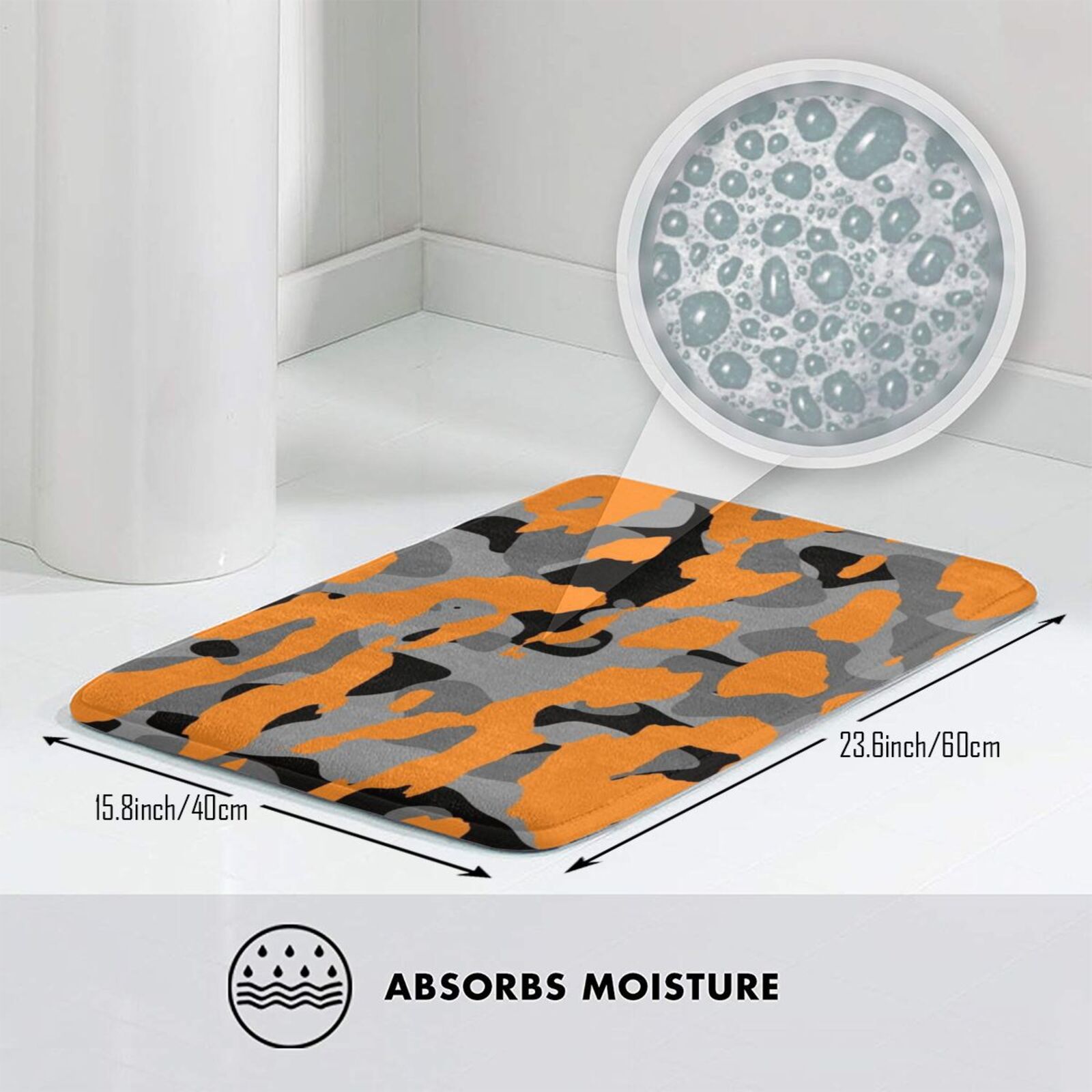 Orange Camo Mat Rug Carpet Ant - Hunting Outdoor Rug のレビューと価格