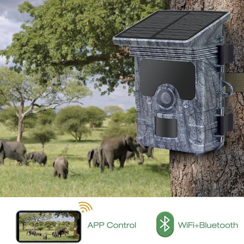Solar Panel Hunting Camera 4K  - Outdoor Hunting Camera Wifi のレビューと価格