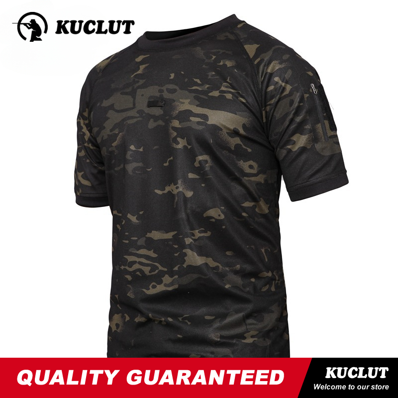 Tactical T-Shirt Men Short Sle - Outdoor Hunting T Shirts のレビューと価格