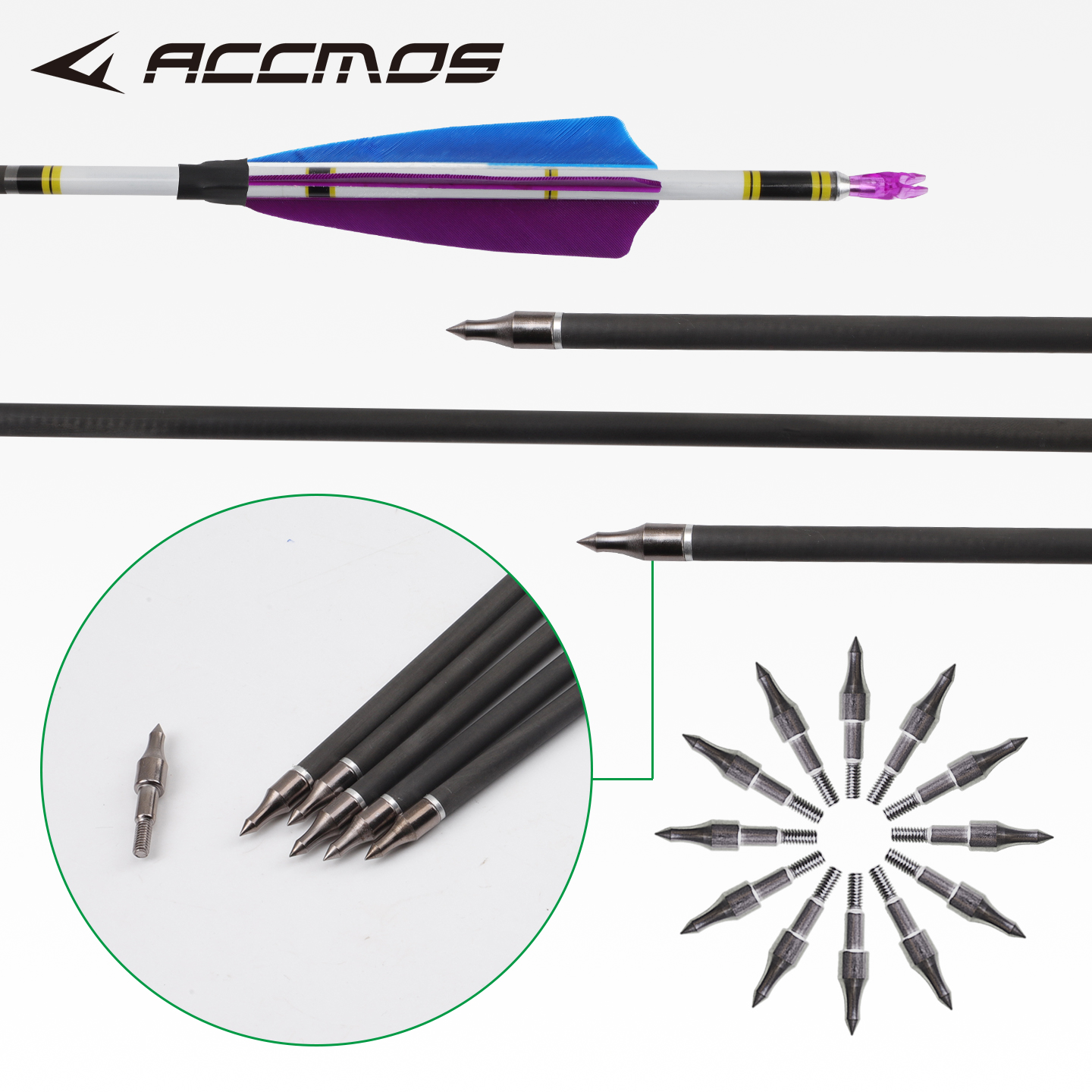 Straightness ±0.001 Pure Carbo - Arrow Carbon Shaft のレビューと価格