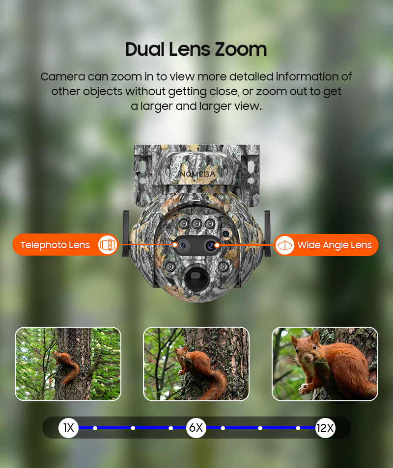 INQMEGA 12X ZOOM 4K 8MP Solar  - Outdoor Hunting Camera Wifi のレビューと価格