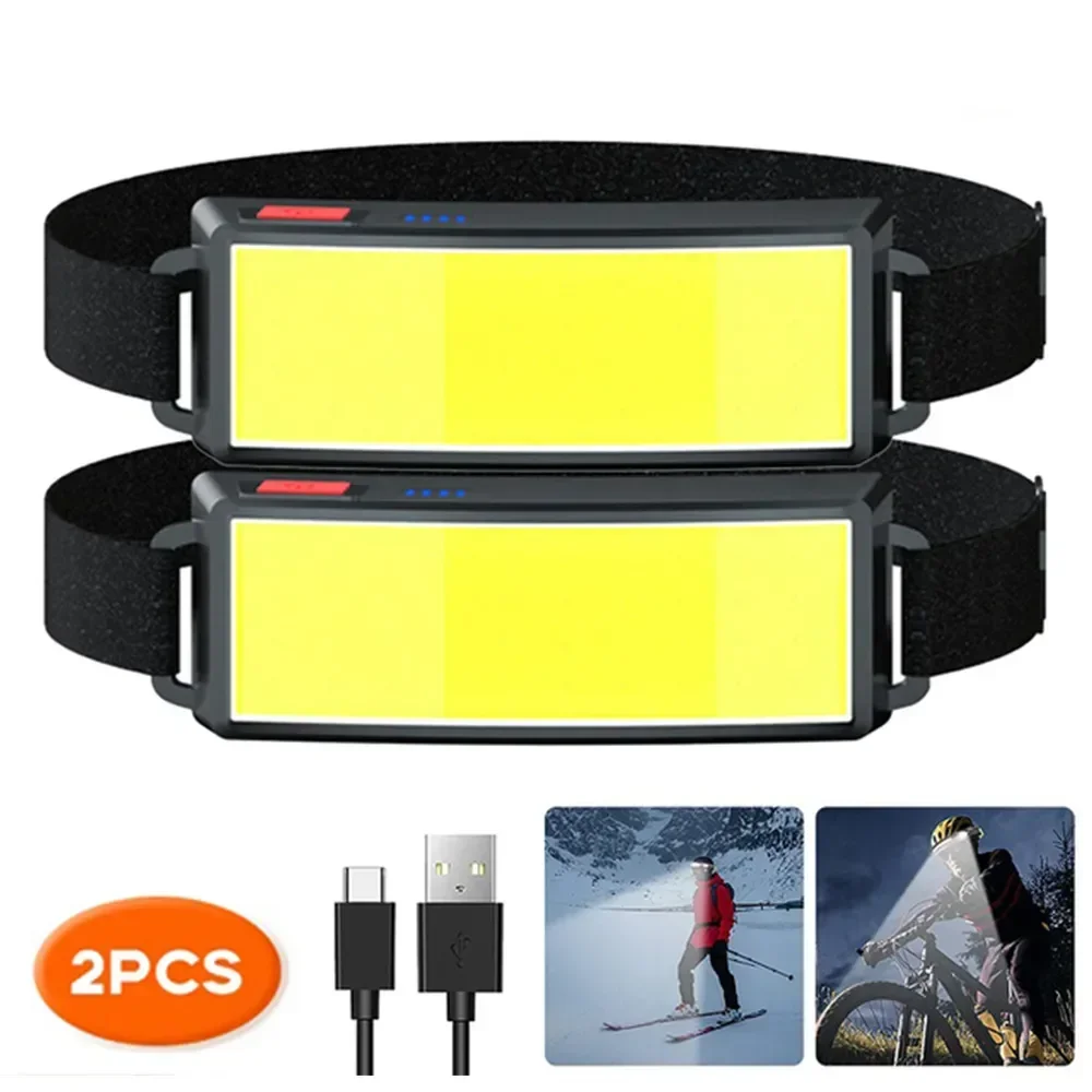 COB Portable LED Headlights Ou - Hunting Fishing Outdoor のレビューと価格