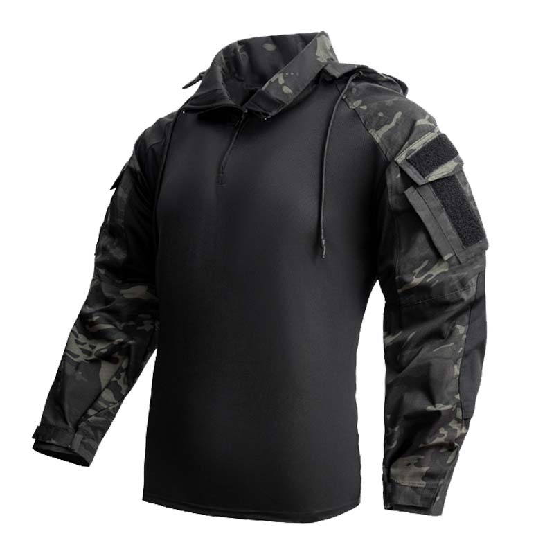 Men's T-shirts 1/4 Zip Long Sl - Outdoor Hunting T Shirts のレビューと価格