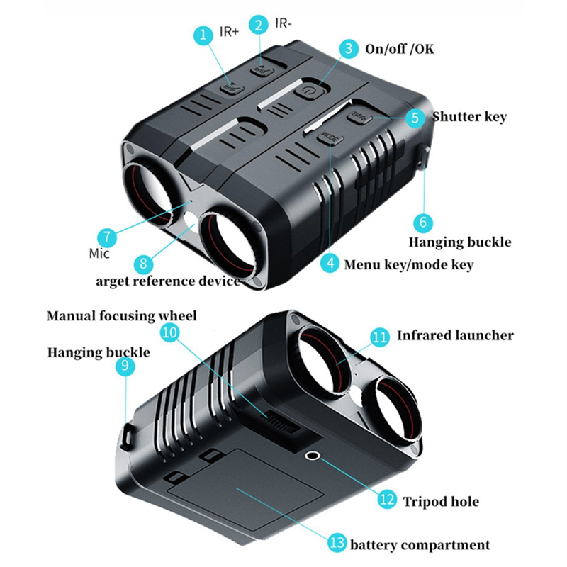 GROCE-N009 4K HD Binoculars Ni - Hunting Outdoor Day のレビューと価格