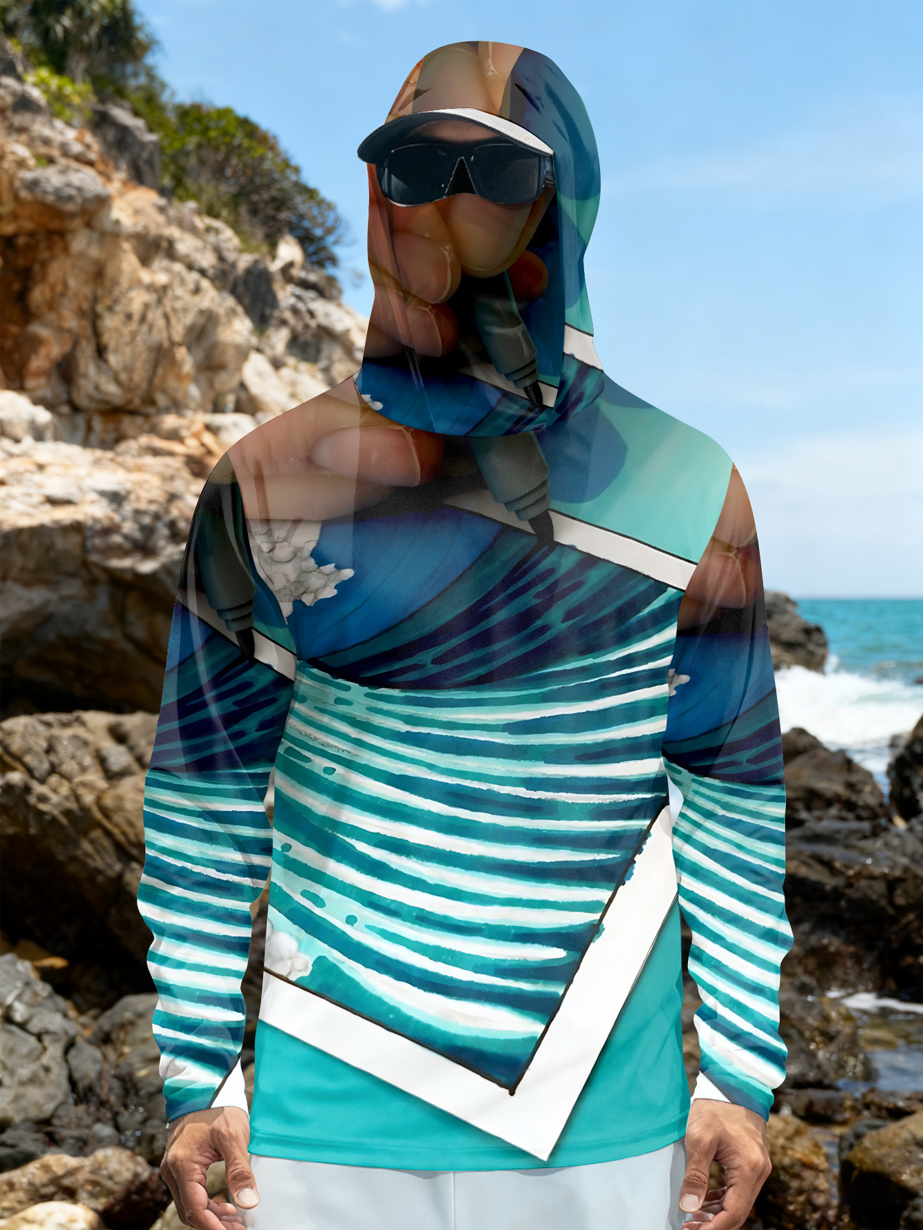 Fishing hooded sweatshirt men' - Hunting Fishing Outdoor のレビューと価格
