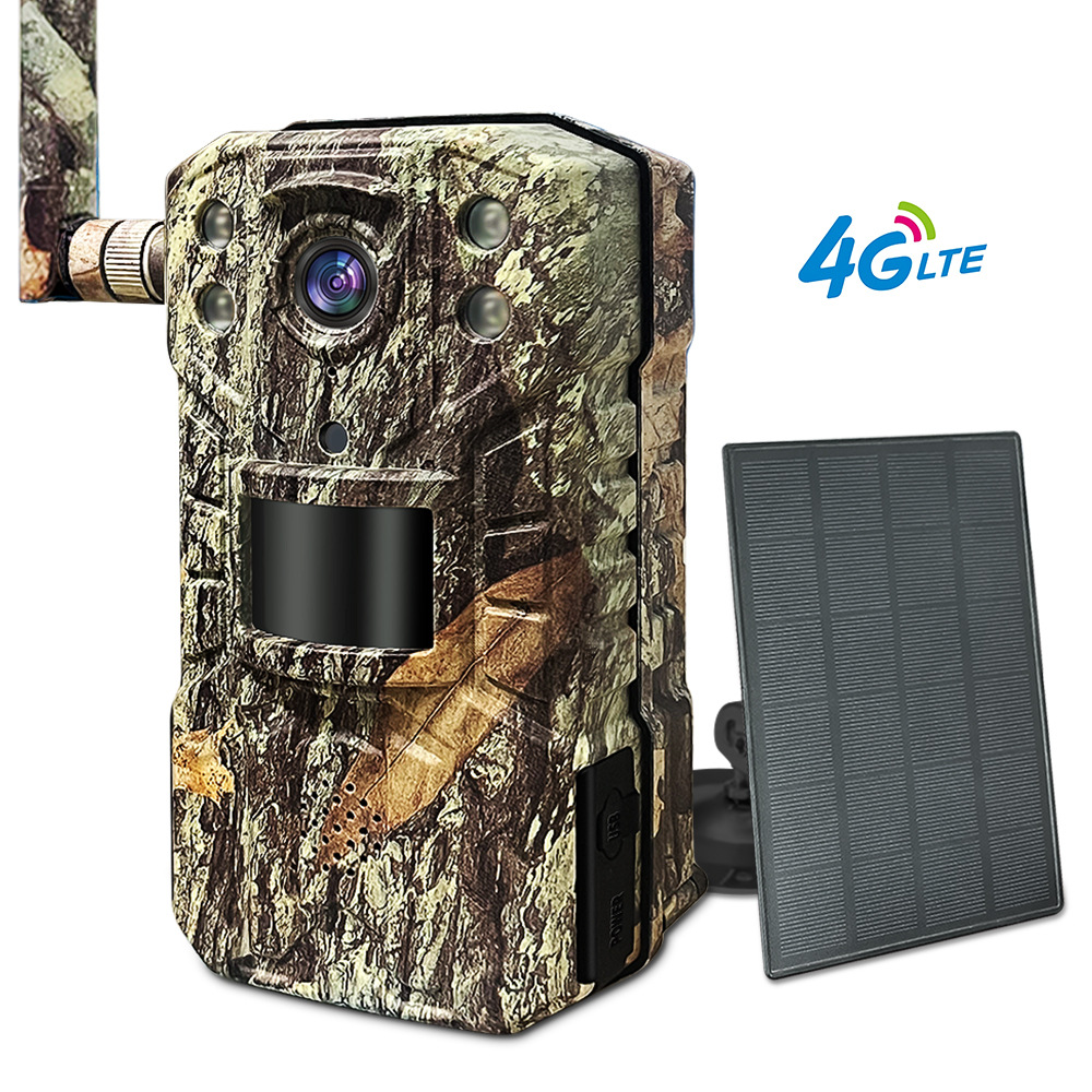 4G LTE Solar Hunting Trail Cam - Outdoor Hunting Camera Wifi のレビューと価格