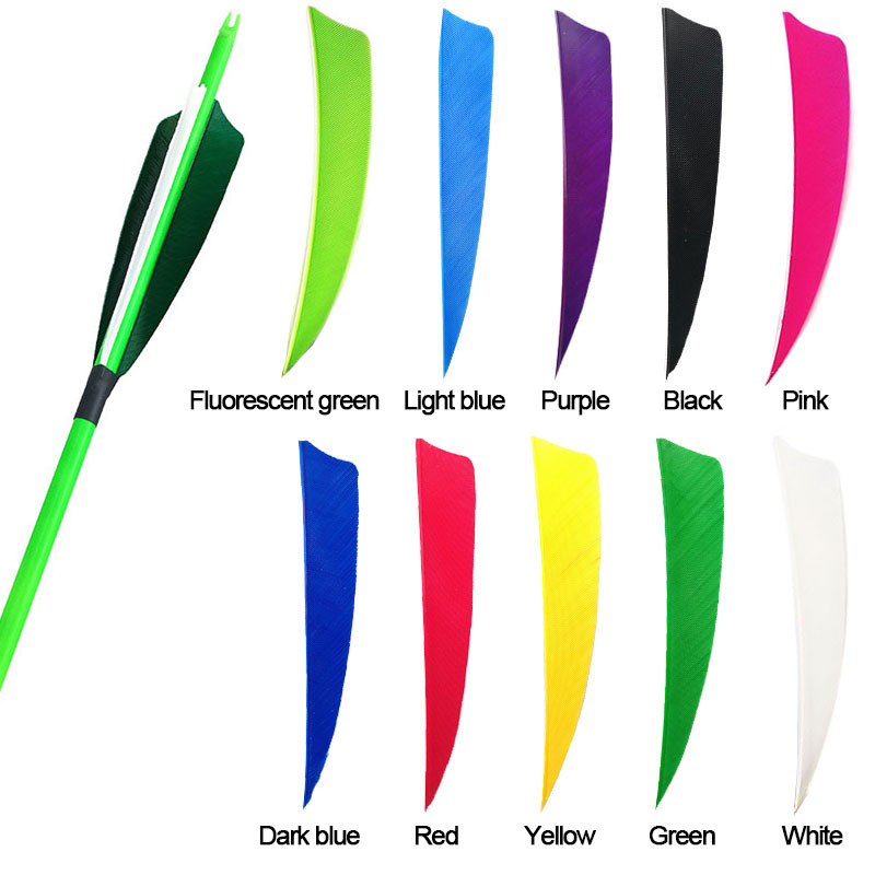 50pcs Archery Arrow Feathers 4 - Arrow Carbon Shaft のレビューと価格
