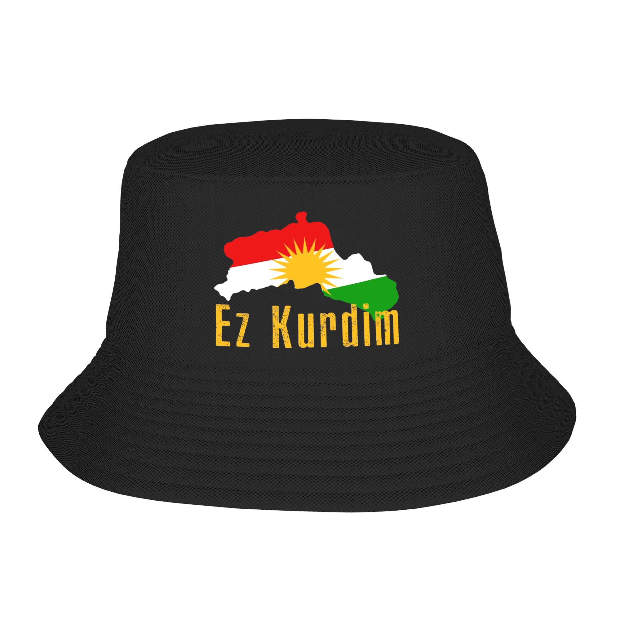 Kurdistan Flag Map  Bucket Hat - Outdoor Hunting Maps のレビューと価格