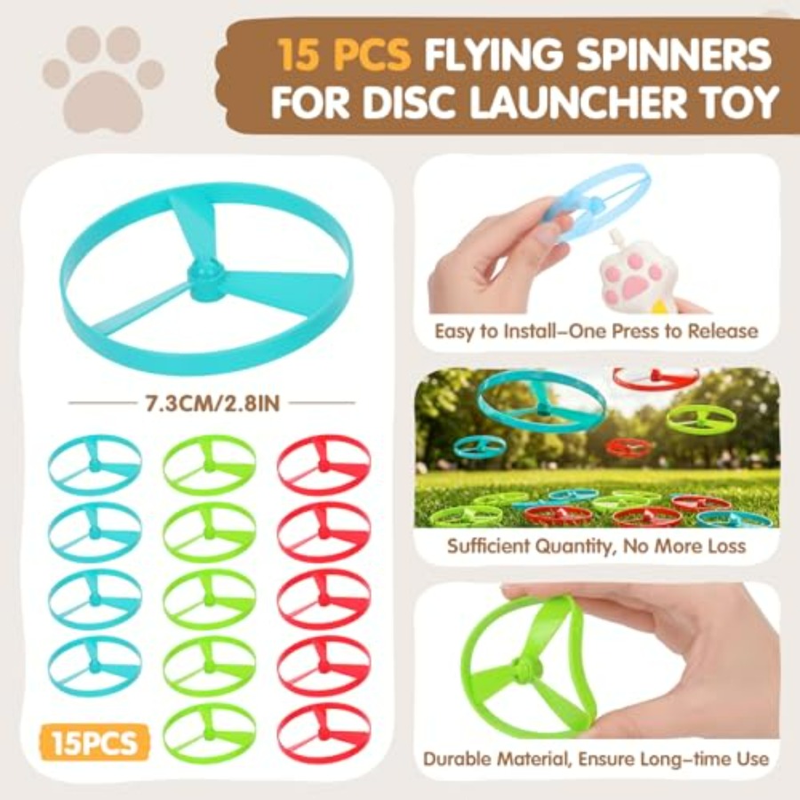 15 PCS Flying Spinners for Dis - Outdoor Hunting Launcher のレビューと価格